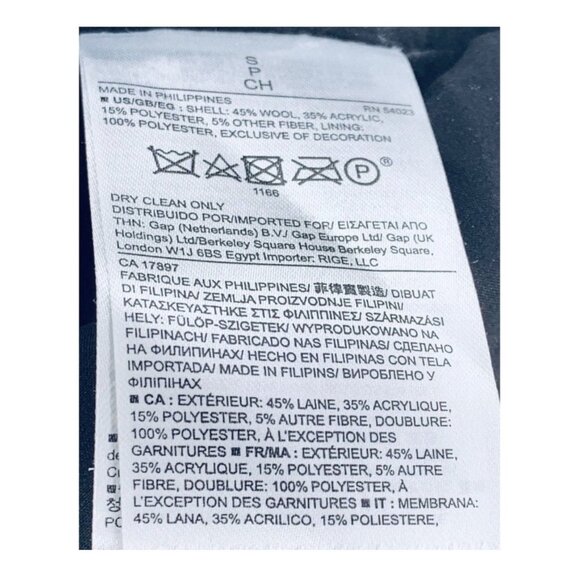 Banana Republic Wool Blend Plaid Short Sleeve Top Womens S - Picture 8 of 11